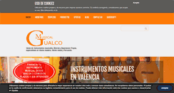 Desktop Screenshot of musicalgualco.es